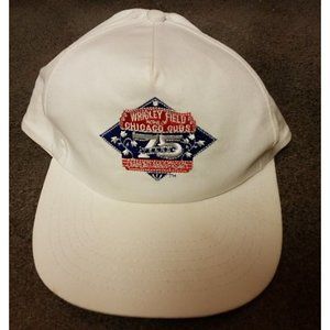 Vintage Chicago Cubs Wrigley Field 75 Years Diamond Anniversary Snapback Hat Cap